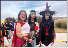 Trick or Treaters were out in force Friday with a 4 p.m. Trunk or Treat event at Castro County Nursing and Rehabil - itation followed by trick or treating at Country View Living. Young people loaded up on candy and fellowshipped with residents and staff at the locations. (CCN photos)