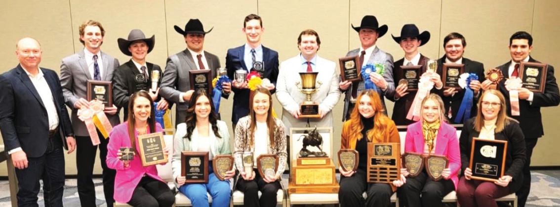 WTAMU Meat Judging team won the university’s first National Championship after competing in Nebraska this week. Ryan Heitschmidt from Nazareth was fifth high individual at the event and named 2nd Team All American.