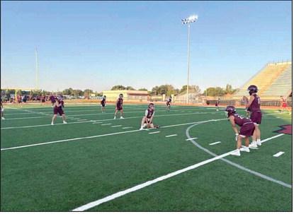 The Hereford Whitefaces started football practice Monday morning along with other teams in the State of Texas. (Courtesy photos)