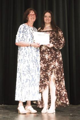 Country Friends Extension Education Club Scholarship presented by Glenda Gibson - Avary Wesley