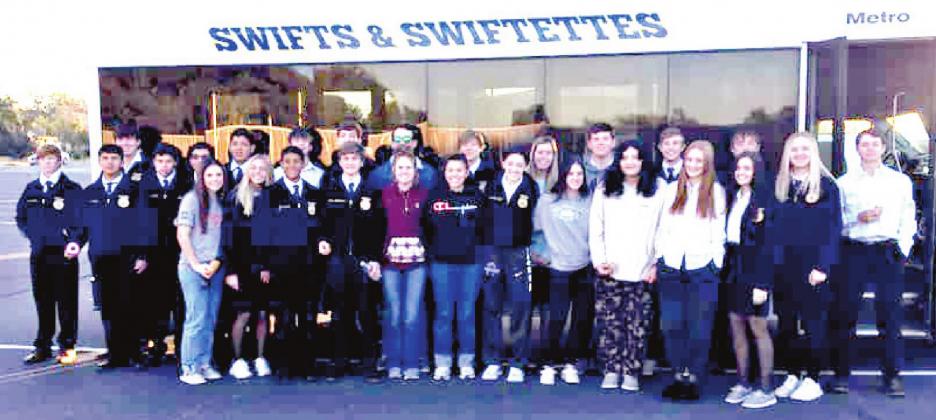 Nazareth FFA competed at the District LDE contest in Abernathey, qualifying for the Area meet in several events this past Tuesday.