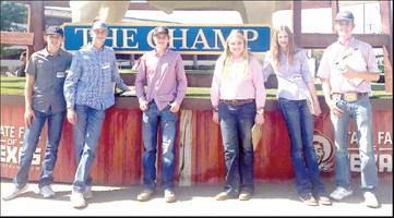 Nazareth Livestock Judging Team at the Heart O’ Texas Fair &amp;amp; Rodeo in Waco. Livestock judging results – The Naz team placed 14th out of 106 teams. Daniel Schacher, 21st overall, Jack Welps, Tanner Wethington, Alishia Osterkamp, Emily Durbin and Jett Ramaekers. The team was set to compete at the Texas State Fair this week.