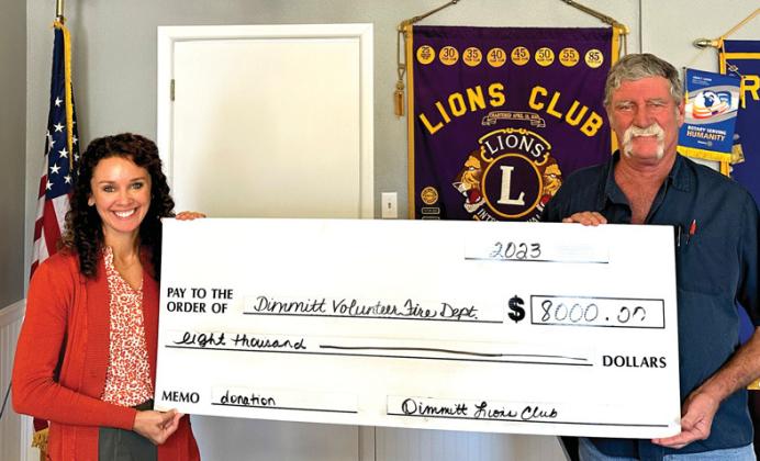Lions Club boosts DVFD