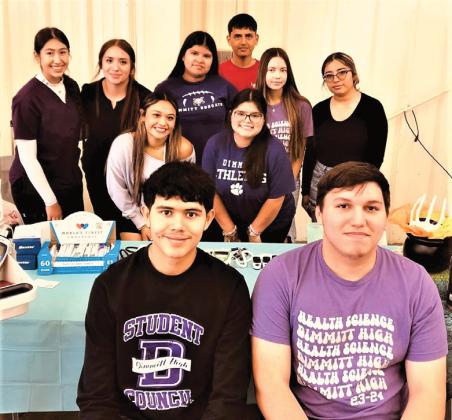 DHS HOSA students assisted at the CCH Health Fair.