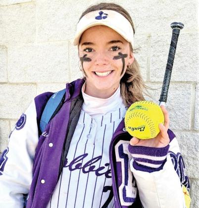 Dimmitt Bobbies senior Julia LaRue has committed to play soft ball for Cisco College. During the 2024 season, she played pitcher, shortstop, and center fielder and was a District 1-3A 1st Team Utility Player.