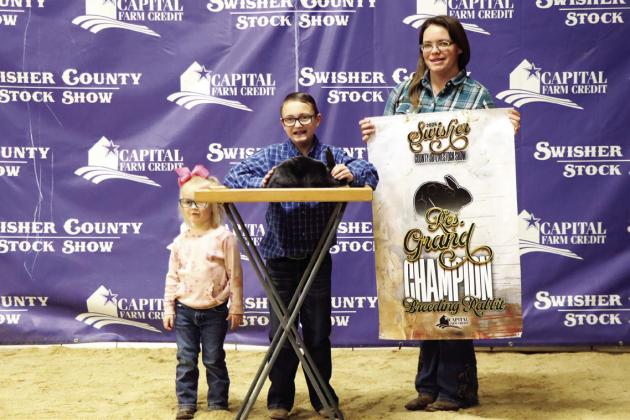 Reserve Grand Champion Breeding Rabbit - Holden Foster Courtesy Photo by Avary Wesley