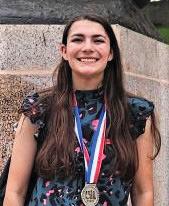 Nazareth UIL journalism state competitors had a good day, with the team earning second in the state. Madison Brockman placed 5th in copy editing and 3rd in feature writing and Gracie White placed 1st in headlines and Tops in Texas.