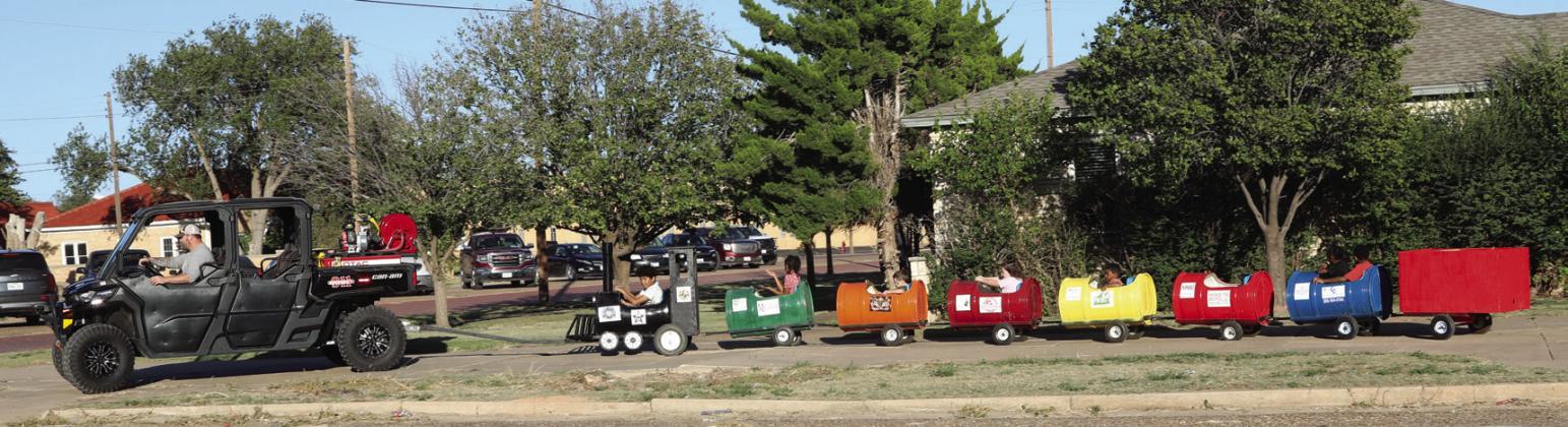 Tulia Fire Department’s train ride