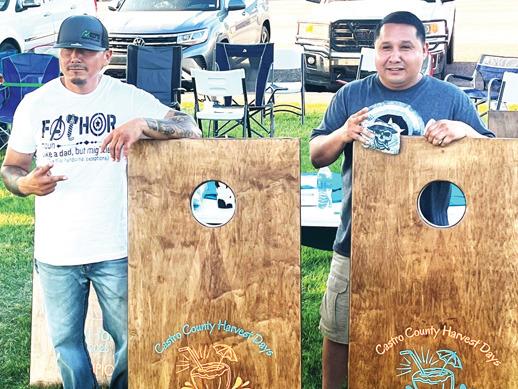 Castro County Harvest Days 1st Annual Cornhole Tournament – 2n place - Juan Silva and Mario Silva