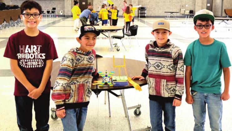 Robotics GEAR competition - Dael Longoria, Jeremiah Cedillo, Avram Morales and Eli Gonzalez