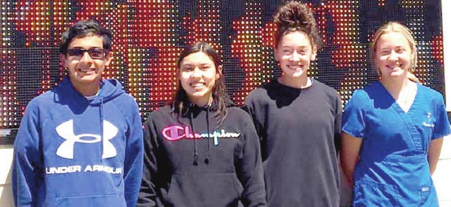 (Photo below) The Nazareth Vet Tech team of Adrian Rios, Makenzy Corrales, Chloe Birkenfeld and Brooklyn Birkenfeld is state bound.