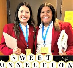 Dimmitt FCCLA Braylynn Chavira and Milee Thomas placed first with their Chapter in Review Display Level 3 project at the Region 1 Leadership Conference in Lubbock on March 6-8.