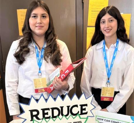 Dimmitt FCCLA Rosa Medina and Ivon Perez placed third with their Sustainability Challenge Level 3 project at the Region 1 Leadership Conference in Lubbock on March 6-8.