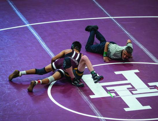Hereford ISD was the site of the Hereford Rumble wrestling tournament which featured 54 teams looking to gain wrestling experience. The annual event draws in competition from around the state. (Adam Peña photos)