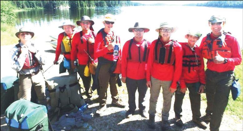 Scouts from Nazareth Troop #265 and Oklahoma Troop #206 prepare to set off on the first day of their wilderness canoe adventure in Canada.Naz crew members included Aiden Chea, Pierce Wilhelm, Jesse Acker and scout leader Brent Wilhelm.
