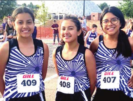 Dimmitt Middle School cross country at Borger.