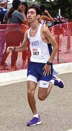 Dimmitt’s Jordan Garcia placed 6t at the Borger XC Invitational .