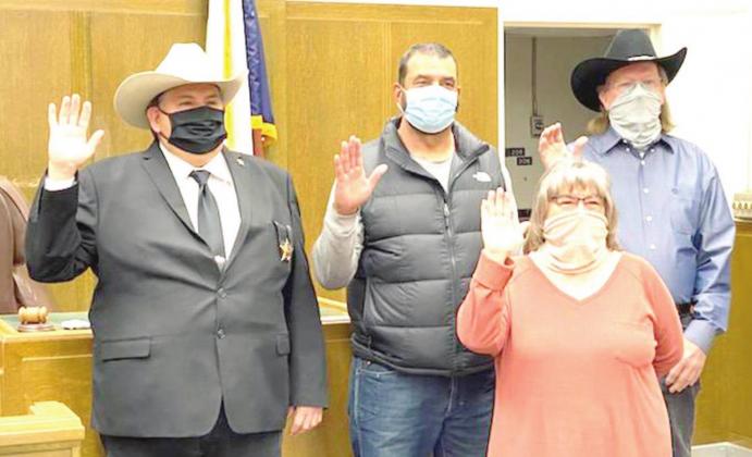 Swearing in the Officials
