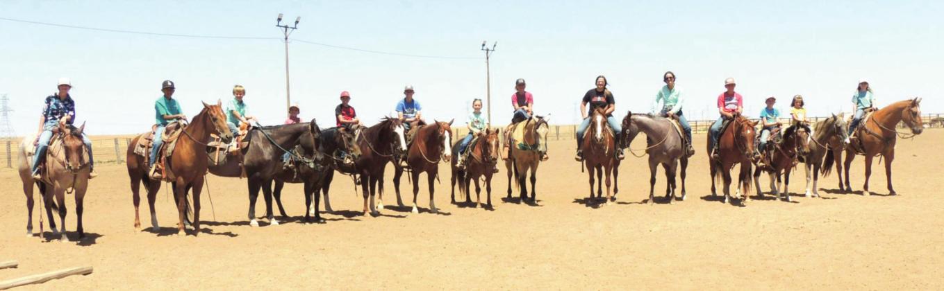 Youth from around the Panhandle participated in the Castro County 4-H Horsemanship Clinic this past Tuesday.