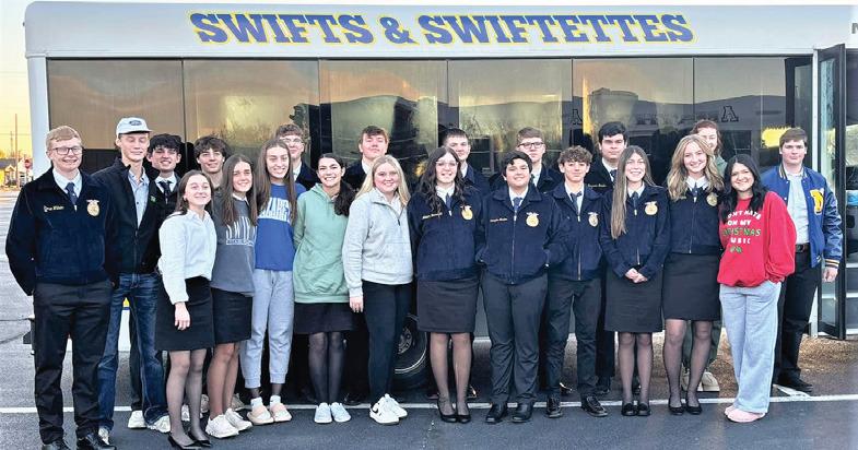 Nazareth FFA students competed at the District LDE contest in Abernathy and advanced 19 students to the Area meet.
