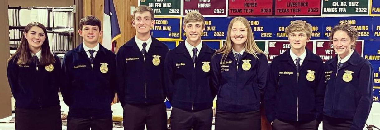 The Nazareth FFA Chapter held its banquet on May 10