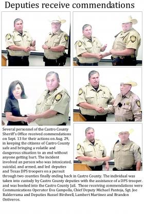 Deputies receive commendations