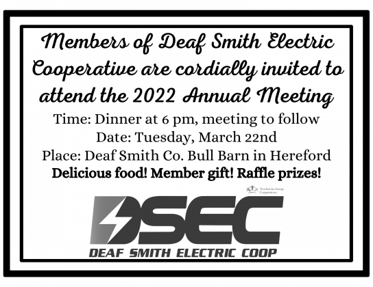 Deaf Smith Electric Coop Annual Meeting