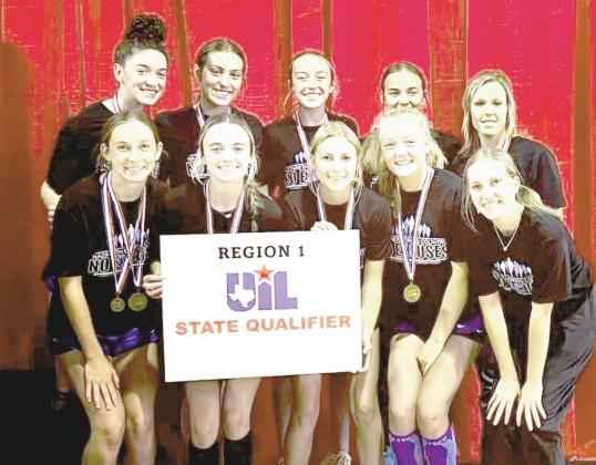 The Nazareth Cross Country team, coached by Whitney Bryan, is headed to UIL State XC meet in Round Rock. The girls’ team qualified at Regionals earning third place; Bryson Brockman earned his ticket to state as an individual runner in 14th place. Members of the girls team are Madison Brockman, Chloe Birkenfeld, Kelsie Gunter, Lexi Ramaekers, Mallory Wilhelm, Bridget Osterkamp and Kambri Cleavinger