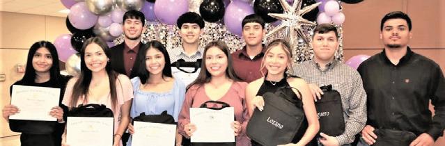DHS Top Ten Seniors – Veera Bhakta, Isaura Guido, Eric Duenas Sliva, Klarissa Maldonado, Daniel Duenes-Sliva, Alina Mora, Joel Grado, Beatriz Lozano, Isaac Aguero and Alex Hernandez.