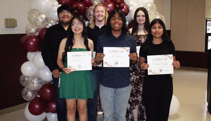 ATSSB All-Region Band: Isaiah Hernandez, Scarlett Chavez, Jace Miller, Jose Verdugo, Avary Wesley, and Natalia Verdugo.