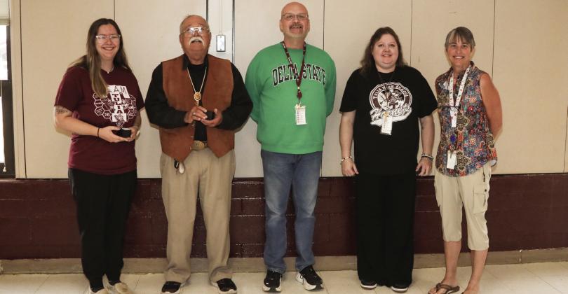 Tulia High School 5 Year Pins – Caitlin Daniel, Francisco Morales, Dwight Vick, Sum-