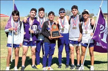 Bobcats XC team #1 at District