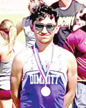 DHS Daunte Perez will travel to Abilene to compete in the Regional meet after placing third in triple jump.