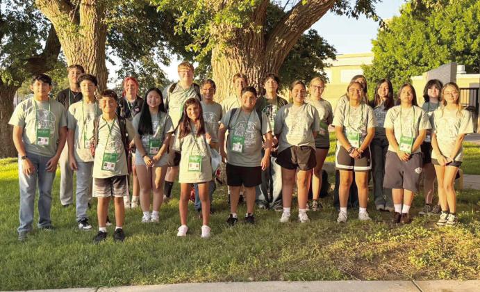Several Deaf Smith County 4-Hers took firsts in District 1 4-H Record Book competition recently. Max Hedrick – 1st Place, Consumer Education; Sam Detten was first in Public Speaking and Macy Betzen had the first place Rabbit record book; Colin Matthews – and Andrew Matthews took second place in Shooting Sports. Lillian Baird and Jace Niño competed in Swine record books. Macy Betzen won the drawing to receive a $500 Senior Record Book Scholarship sponsored by the District 1 4-H Friends and Alumni.