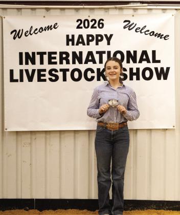 Champion Showmanship Sheep - Bristal Hix Photo by Avary Wesley