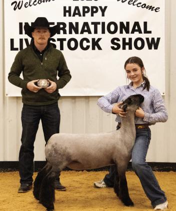 Grand Champion Sheep - Bristal Hix Photo by Avary Wesley