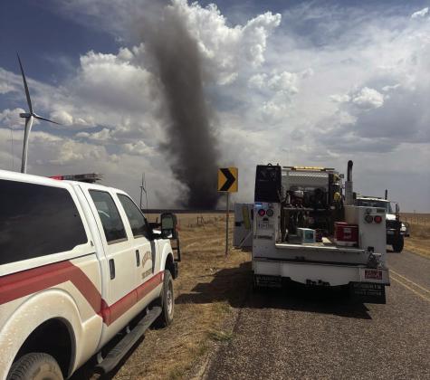 The Hereford, Umbarger and Dawn Volunteer Fire Departments have been busy along with other area departments and first responders battling grass fires that broke out late last week all around the Panhandle. Because of extremely dry conditions fires are spreading rapidly. A full report will be featured in Saturday’s BRAND.