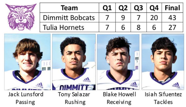Bobcats defeat Hornets, 43-27