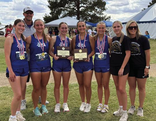 Dimmitt High School's Lily Rodriguez qualified for the UIL State Track and Field Championships in Austin May 14-16. Rodriguez placed second at the Regional Track Meet held at Abilene Christian University. Nazareth's Girls 4x200 relay team and 4x100 relay teams both took gold medals and qualified for state. The teams include McKinley Moore, Aubree Rowland, Allie Pittillo, Madison Brockman and Kate Brockman.