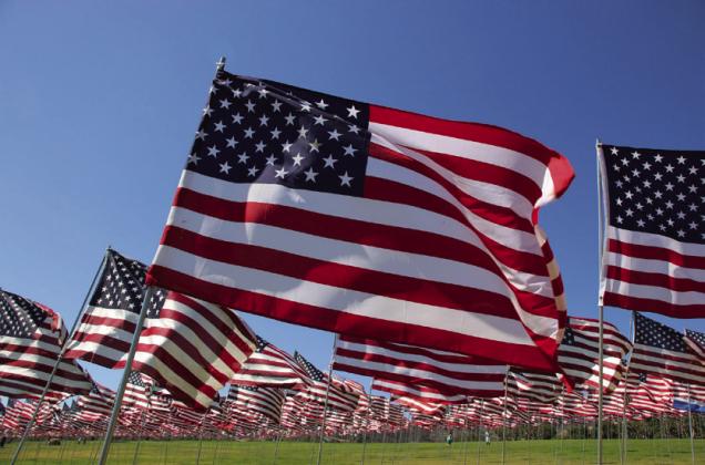 Grave flag decoration Friday