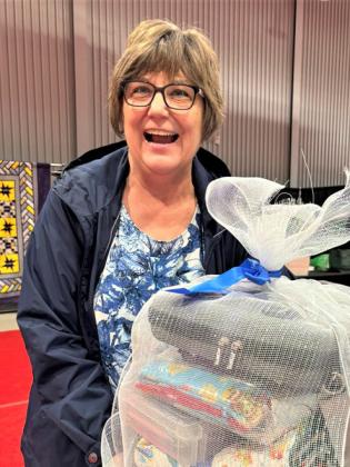 2025 Ogallala Quilt Festival basket winner Sherry Atkins.