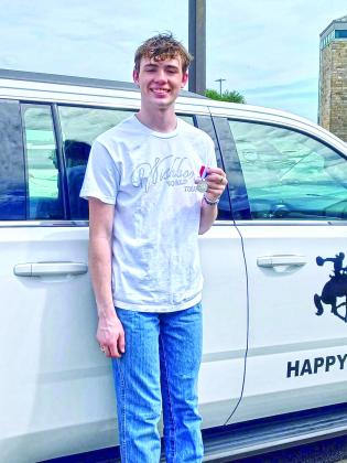 Happy’s Allen Kimbrough earned a silver metal for UIL state competition in vocals.