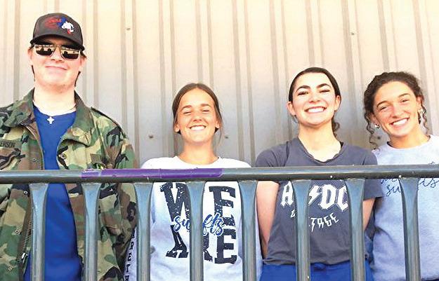 Nazareth FFA Vet Science competed at the Area contest and placed third out of 40 teams and qualifi ed to compete at state. Team members include Gracie White, who was high point individual, Chloe Birkenfeld, 18th place, Michael Fulkerson and Addie Schulte.