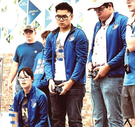 Nazareth Swift PowerMech #18570, Aiden Chea, Anna Chea and Harrison Meador.