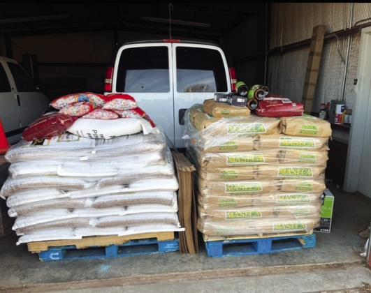 Items donated by FBC Dimmitt.