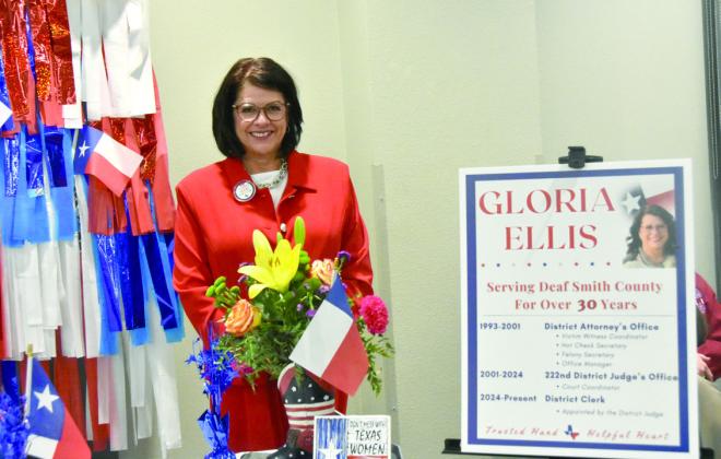 GLORIA ELLIS--Incumbent District Clerk seeking re-election to a new term. (Photo by Jim Steiert)