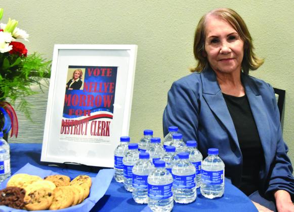 NELLYE MORROW--Challenger for office of District Clerk. (Photo by Jim Steiert)