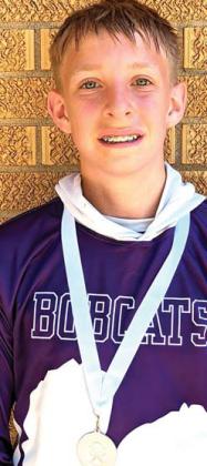 DMS Joshua Seaton placed second in boys singles.