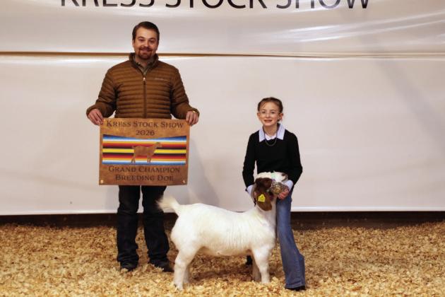 Grand Champion Breeding Doe - Madilyn Langston