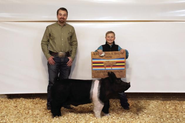Grand Champion Swine - Holden Dunn